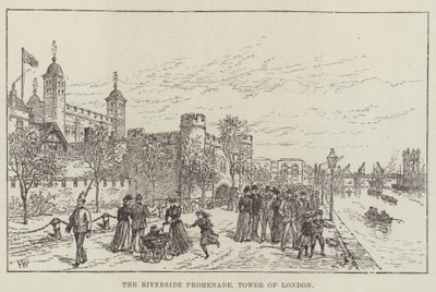 De Rivieroever Promenade, Tower of London door Frank Watkins
